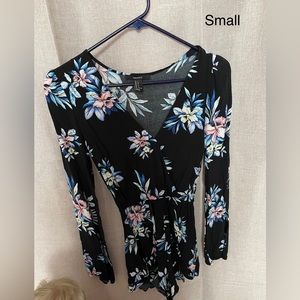 Small long sleeve romper
